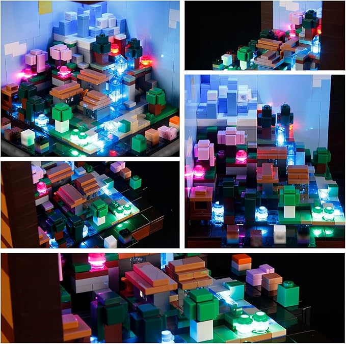 YEABRICKS LED Light for 21265 The Crafting Table Building Blocks Model (Building Set NOT Included)
