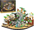 Zoo Building Model Set 4800 Pcs Desert Zoo Micro Building Toys Creative Zoological Park Model Set Micro Particle Modular Building House Gift for Adult and Teens