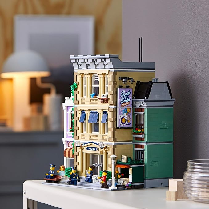 LEGO Police Station 10278 Building Kit A Highly Detailed Displayable Model for Adults New 2021 (2923 Pieces)