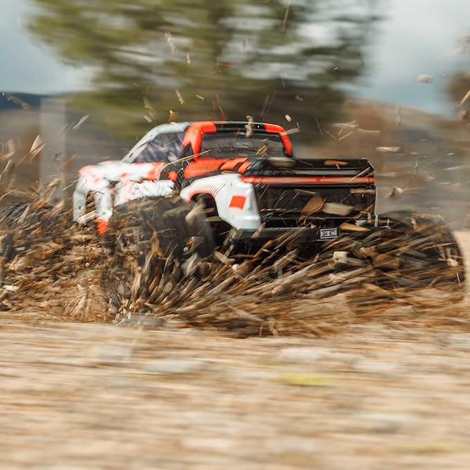 ARRMA RC Truck 1/10 Granite 4X4 RTR Brushed Monster Truck Orange RTR (Battery and Charger Not Included) ARA4202V4T3