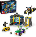 LEGO DC Batman: The Batcave with Batman Batgirl &amp The Joker Fun Super Hero Toy Gift for Kids Ages 4 and Up with Batman Action Figures 76272
