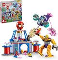 LEGO Marvel Team Spidey Web Spinner Headquarters Building Toy - Pretend Play Spidey and His Amazing Friends Toys Playset for Boys &amp Girls Ages 4+ Years - 3 Superhero Minifigures - 10794