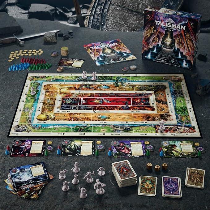 Avalon Hill Talisman: The Magical Quest Board Game 5th Edition | Fantasy Tabletop Adventure Games | Ages 12 and Up | 2 to 6 Players | Roleplaying Strategy Games
