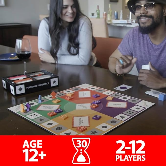 Board Game - The Original Preference Ranking Family Party Game from The 1980s with 750 All New Cards 'How Well Do You Really Know Each Other' 2-12 Players (Updated Edition)