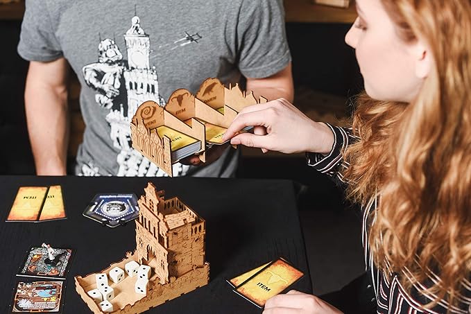 TowerRex Organizer for Betrayal at House on The Hill 2nd Ed Board Game Widow's Walk Expansion Storage Insert Accessories Upgrade