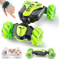 Gesture Sensing Remote Control Stunt Car - Boys Toys Age 6-8-12 4WD Hand Controlled RC Twist Car with Light &amp Music Cool Birthday Presents and Ideas Gifts for Kids Age 3 4 5 6 7 9 10 11 12 Years