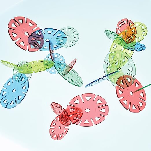Constructive Playthings Toys Crystal Connectors Building Set for Kids Set of 300