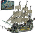 Reobrix Pirate Ship Building Sets MOC Flying Dutchman Model Toy BoatGreen Ghost Ship Building Blocks Sets 66037Toy Sets for AdultsHalloween Home Decor Birthday Gifts for Kids 14+(5503 PCS