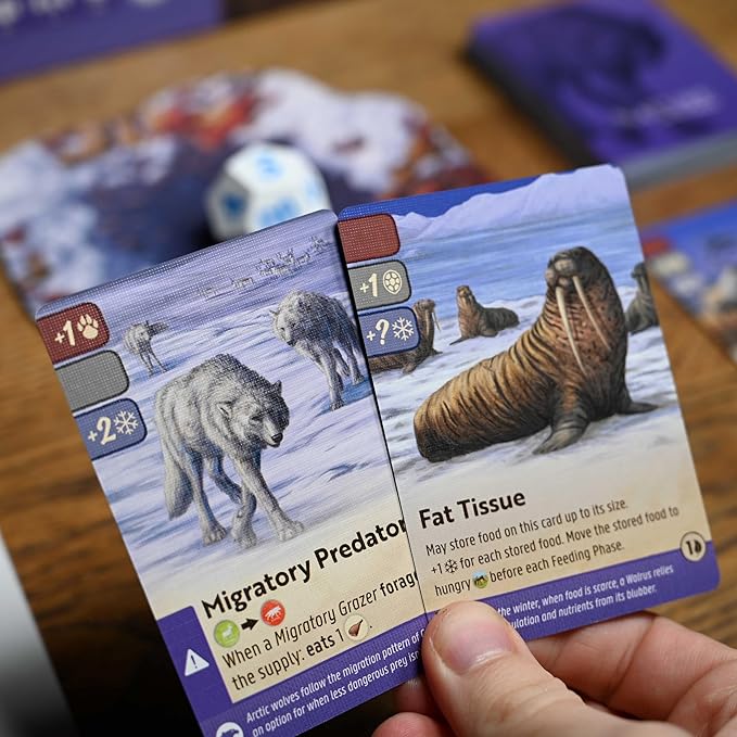 Northstar Game Studio Nature Board Game Expansion Module 4: Arctic Tundra | Adapt Species in a Changing Environment | Strategy Game for Adults Teens Families and Solo | 1-4 Players Age 10+