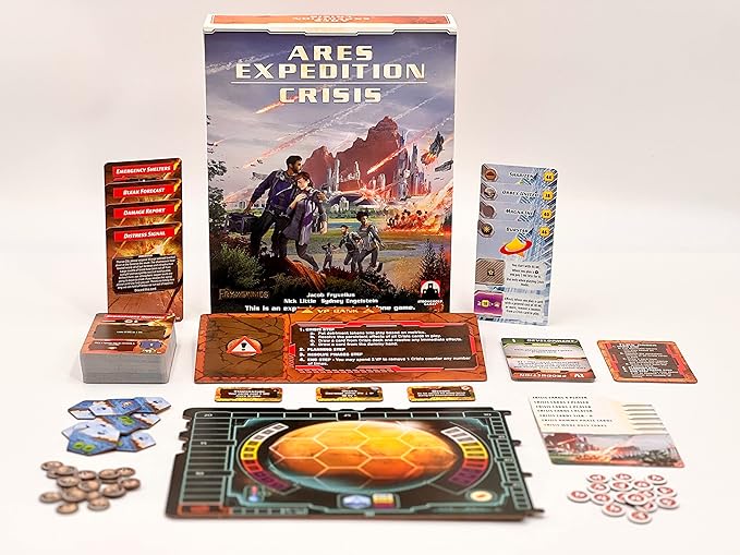 Stronghold Games Terraforming Mars Ares Expedition: Crisis - Cooperative Board Game Expansion - 2 to 4 Players Ages 14+