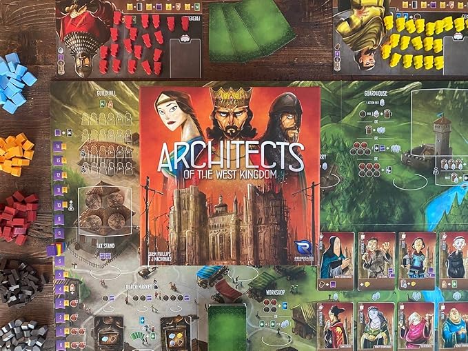 Renegade Game Studios Architects of the West Kingdom Board Game – Strategic Worker-Placement for 1-5 Players