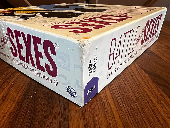 Battle of the Sexes Adult Board Game - Funny Card Games for Adults - Trivia Game Pitting the Men Against the Women - Great for Parties and Couples' Night - 2 or More Players - Ages 16 and Up