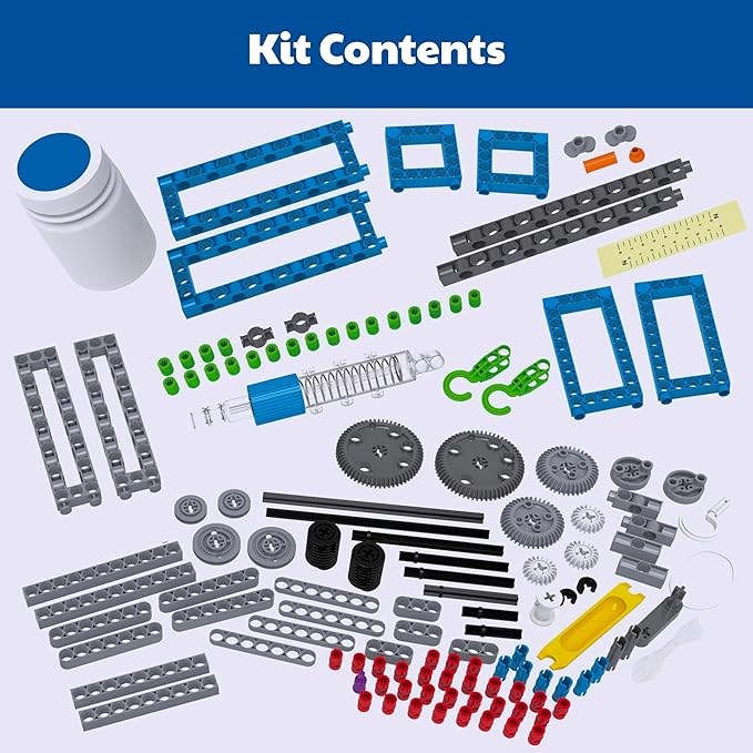 Thames &amp Kosmos Simple Machines Science Experiment &amp Model Building Kit Introduction to Mechanical Physics Build 26 Models to Investigate The 6 Classic Simple Machines