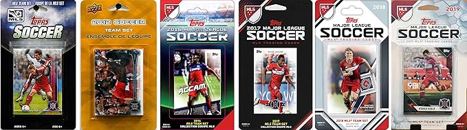 C &amp I Collectibles MLS Chicago Fire 6 Different Licensed Trading Card Team Sets