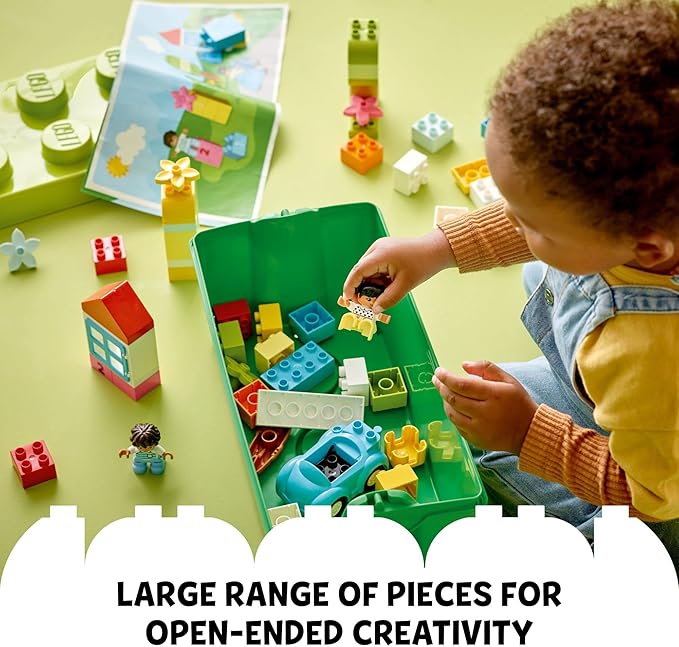 LEGO DUPLO Classic Brick Box Building Blocks - Learning &amp Educational Toys for Toddlers Preschool Ages 1.5+ Years - Develop Fine Motor Skills - Gift for Birthdays - 10913