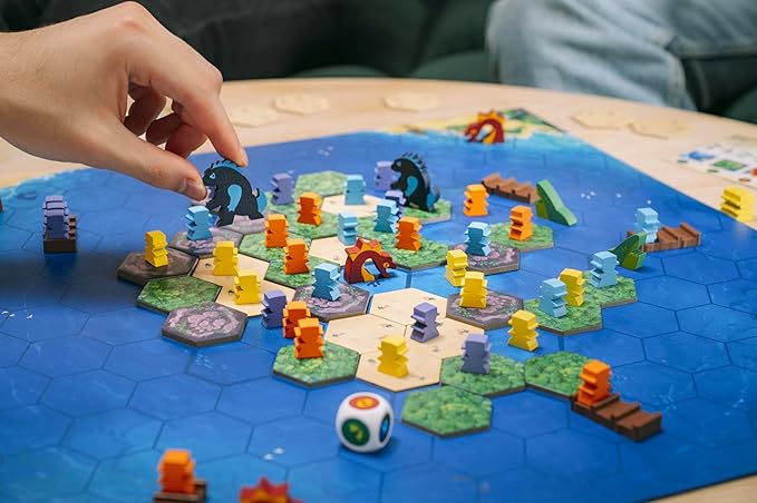 Asmodee Survive The Island Board Game (2024 Edition) - Thrilling Escape Adventure with New Monsters Fun Strategy Game for Kids &amp Adults Ages 8+ 2-5 Players 45 Minute Playtime