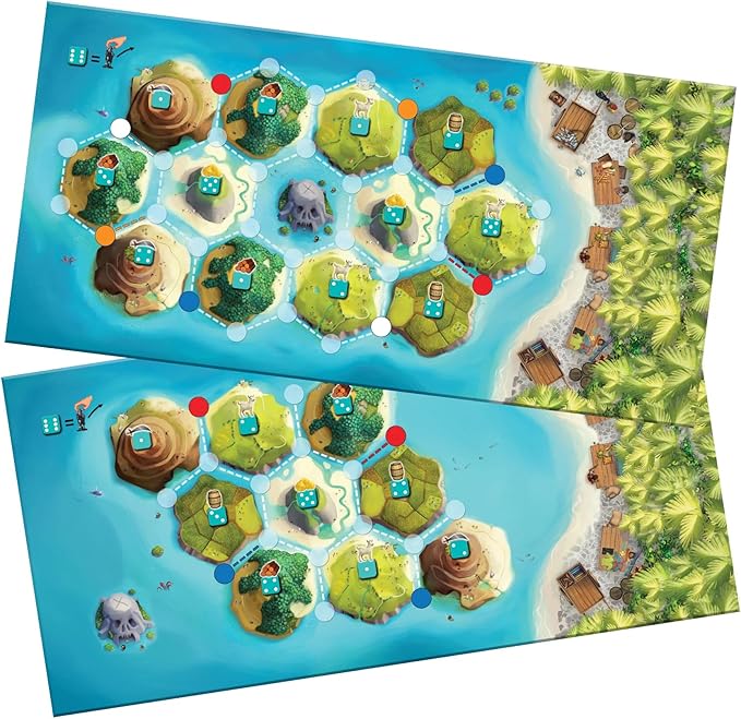 CATAN Junior Board Game - Swashbuckling Adventure for Young Pirates! Strategy Game Fun Family Game for Kids and Adults Ages 6+ 2-4 Players 30 Minute Playtime Made by CATAN Studio