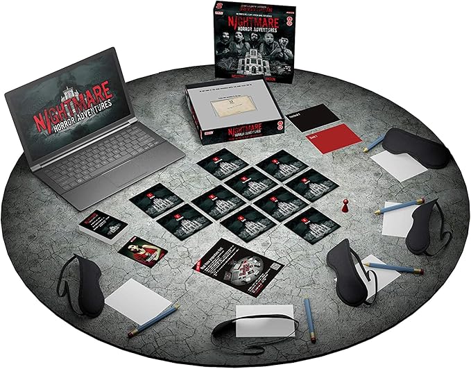 Nightmare Horror Adventures | Murder Mystery Board Game for Adults and Teens