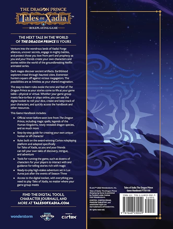 Tales of Xadia: The Dragon Prince Roleplaying Game