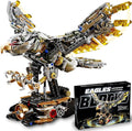 Ideas Mechanical Eagle Building Set with Light Compatible with Lego Animal Rotatable Eagle Building Blocks Toy for Adults STEM Gift (1168 PCS)