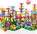 TEMI 138 PCS Flower Garden Building Toys for Girls Toys Educational STEM Toy and Preschool Garden Play Set for Toddlers 3 4 5 6 7 8 Year Old Kids Boys Girls Flower Stacking Toys for Kids Age 3-6