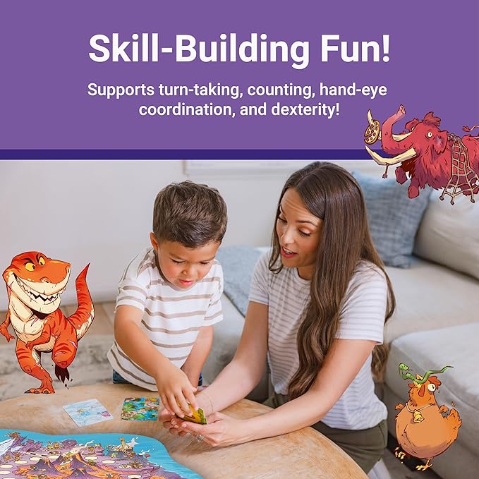 Ravensburger Dinosaur Island Eye Found It! Board Game - Educational Adventure for Kids and Families - Promotes Focus Memory and Teamwork - Fun Learning Game for Ages 4+