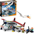 LEGO Jurassic World Quetzalcoatlus Plane Ambush Set 76947 with Dinosaur Toy Figure and Airplane Model 2022 Movie Inspired Multicolor