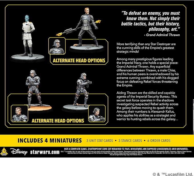 Star Wars Shatterpoint Not Accepting Surrenders Squad Pack - Tabletop Miniatures Game Strategy Game for Kids and Adults Ages 14+ 2 Players 90 Minute Playtime Made by Atomic Mass Games