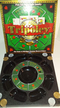 Tripoley by Cadaco 65th Anniversary Edition with Rotating Plastic Turntable &amp Special Edition Gold &amp Silvere Playing Chips