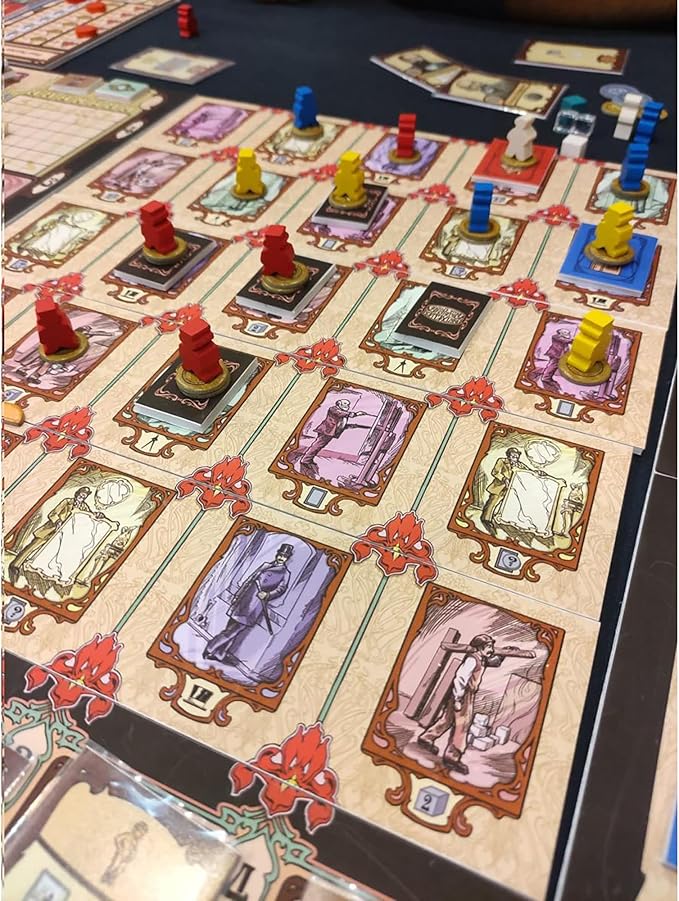 Bruxelles 1893 Including Belle Epoque Expansion - Worker Placement &amp Bidding Strategy Board Game Ages 14+ 2-5 Players