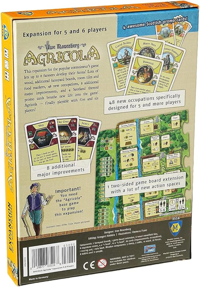 Lookout Agricola: 5-6 Player Extension