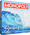 Monopoly: Surfing Waves of the World Board Game – Buy Sell Trade Iconic Surf Spots Like Pipeline &amp Superbank 6 Custom Beach-Themed Tokens Family Game for Beach Sports Fans &amp Collectors Ag
