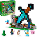 LEGO Minecraft The Sword Outpost 21244 Building Toys - Featuring Creeper Warrior Pig and Skeleton Figures Game Inspired Toy for Fun Adventures and Play Gift for Kids Boys and Girls Ages 8+