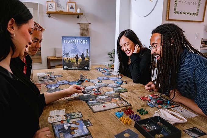 Stonemaier Games: Expeditions (Base Game) by Jamey Stegmaier | A Competitive Engine Building &amp Exploration Strategy Board Game Set in an Alternate European History 1920+ | 1-5 Players 90 Mins