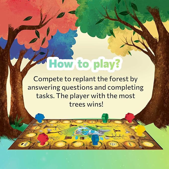 CBTrees Therapy Game for Kids Therapy Counseling Game Teaching About Ecology and Nature Social Skills Therapy Games for Counselors Mental Health Games Suitable for Autism ADHD and More