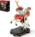PANTASY Knight Construction Set 31 cm Medieval Collector's Model with Armored Battle Cross and Movable Joints Collector's Set for Adults