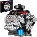 Mould King Mini V8 Engine Kits That Runs Build Your Own Visible Car Motor Physical Science Experiment Models for Teens Best STEM Toy Gifts for 14+ and Adult 10171 (487 Pcs)