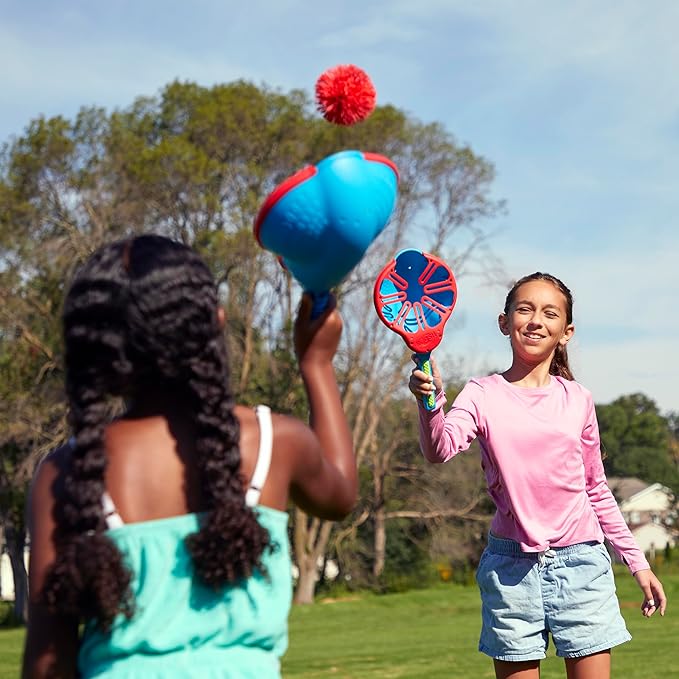 Koosh Flix Stix Ball Fun - Plays Like Lacrosse - Competitive and Cooperative Play - Play Indoors and Outdoors