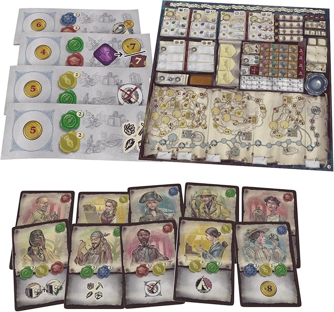 Darwin's Journey Board Game - Evolutionary Strategy Game of Exploration Discovery and Adventure Family Fun for Teens &amp Adults Ages 14+ 1-4 Players 30-120 Min Playtime
