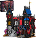 Medieval Castle Building Set for Adults 3540 PCS Large MOC Modular Gothic Vampires Haunted Houses Model Kit Compatible with Lego Horror Architecture Block Gift for Christmas Birthday