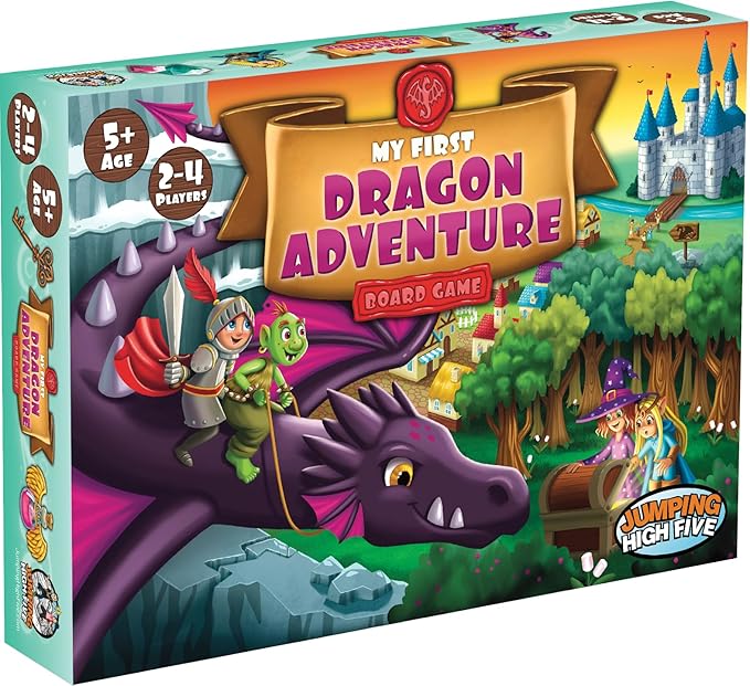 My First Dragon Adventure Board Game - Kids Save The Kingdom Beginner Fantasy Adventure Game for Children 5+ Exciting Hands-On Dragon Fun for Family Game Night