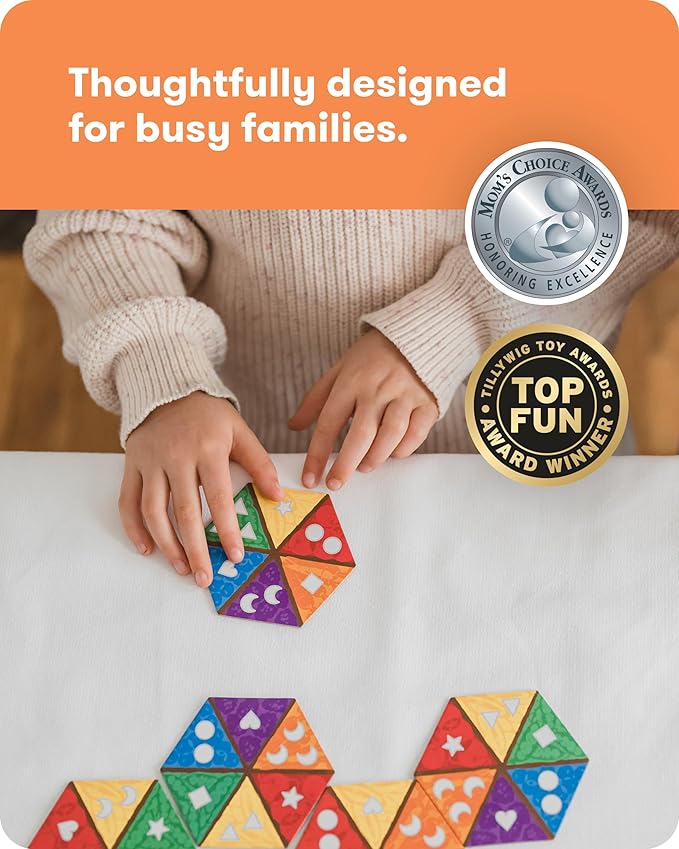 SimplyFun Diggers Garden Match – A Game for Kids to Develop Spatial Thinking Skills - Puzzle Game That Matches Colors and Shapes - 1 to 6 Players Ages 4 &amp Up