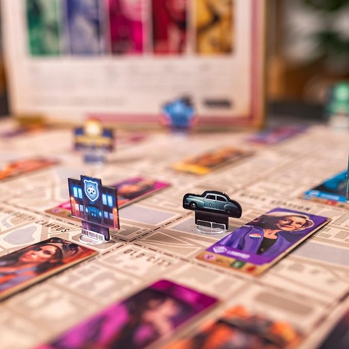 Intent to Kill by 25th Century Games | Detective vs Serial Killer Noir Board Game | Asymmetric Strategy Murder Investigation Evidence Collection &amp Tactical Gameplay | 2 Players | Ages 14+