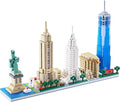New York Skyline City Building Micro Building Block Set Home and Office Decoration Creative Gift for Adults（3452 PCS）