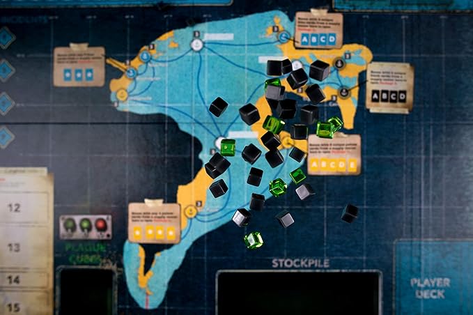 Pandemic Legacy Season 2 Board Game (Black) - Fight to Save Humanity from Plague! Cooperative Strategy Game for Kids and Adults Ages 13+ 2-4 Players 60 Minute Playtime Made by Z-Man Games