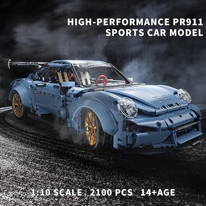 Sports Car Building Block Kits for Adults Challenging Racing Car Model Building Sets Super Cars Display Model Collectible Birthday Gifts for 14 15 16+ Years Old Boys Teenage Boys(2100PCS)