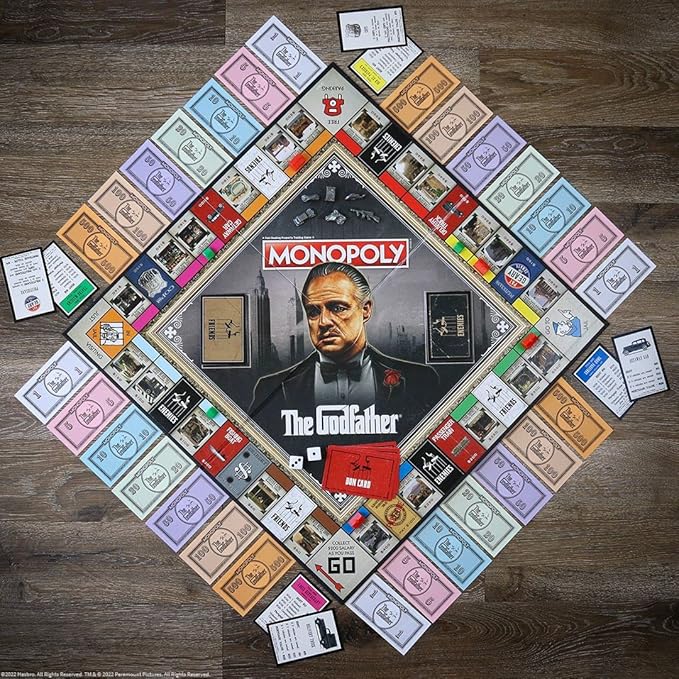 USAOPOLY Monopoly: The Godfather 50th Anniversary Board Game