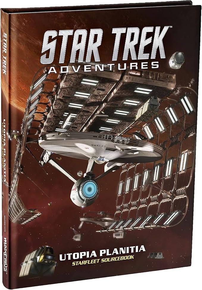 Modiphius Entertainment Star Trek Adventures: Utopia Planitia Starfleet Sourcebook - Hardcover Expansion RPG Book Medium