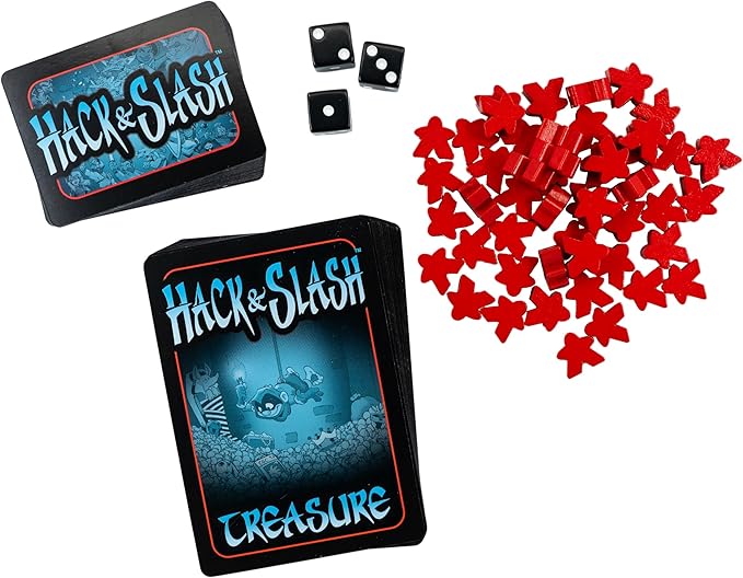 Steve Jackson Games Hack &amp Slash Deluxe - Strategy Board Game - for 1 to 6 Players and Ages 14+