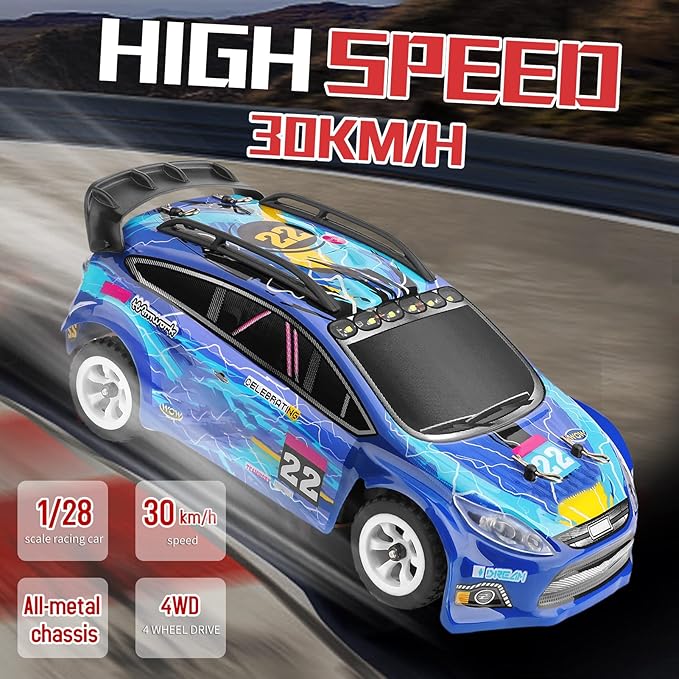 GoolRC WLtoys 284010 RC Cars 1:28 Scale Remote Control Car 4WD 30KM/H High Speed RC Drift Car for Adults